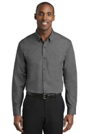 Woven Shirts Red House  Tall Nailhead Non-iron Shirt. Tlrh370 - Black - Lt Red House