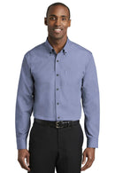 Woven Shirts Red House Tall Nailhead Non-iron Shirt. Tlrh370 - Navy - 3xlt Red House