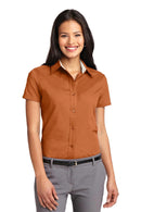 Woven Shirts Women Shirts Port Authority Short Sleeve Easy Care Shirt Port Authority