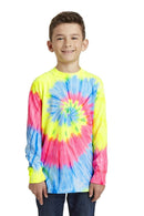 Youth Port & Company Youth Tie-Dye Long Sleeve Tee. PC147YLS Port & Company