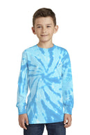 Youth Port & Company Youth Tie-Dye Long Sleeve Tee. PC147YLS Port & Company