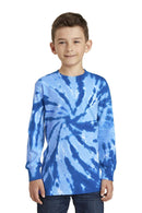 Youth Port & Company Youth Tie-Dye Long Sleeve Tee. PC147YLS Port & Company