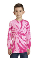 Youth Port & Company Youth Tie-Dye Long Sleeve Tee. PC147YLS Port & Company