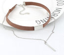 Zoeber Black necklace torques romantic New Punk For Women femme multilayer Velvet Choker Necklace Gothic Retro Burlesque Ribbon-brown 2-JadeMoghul Inc.