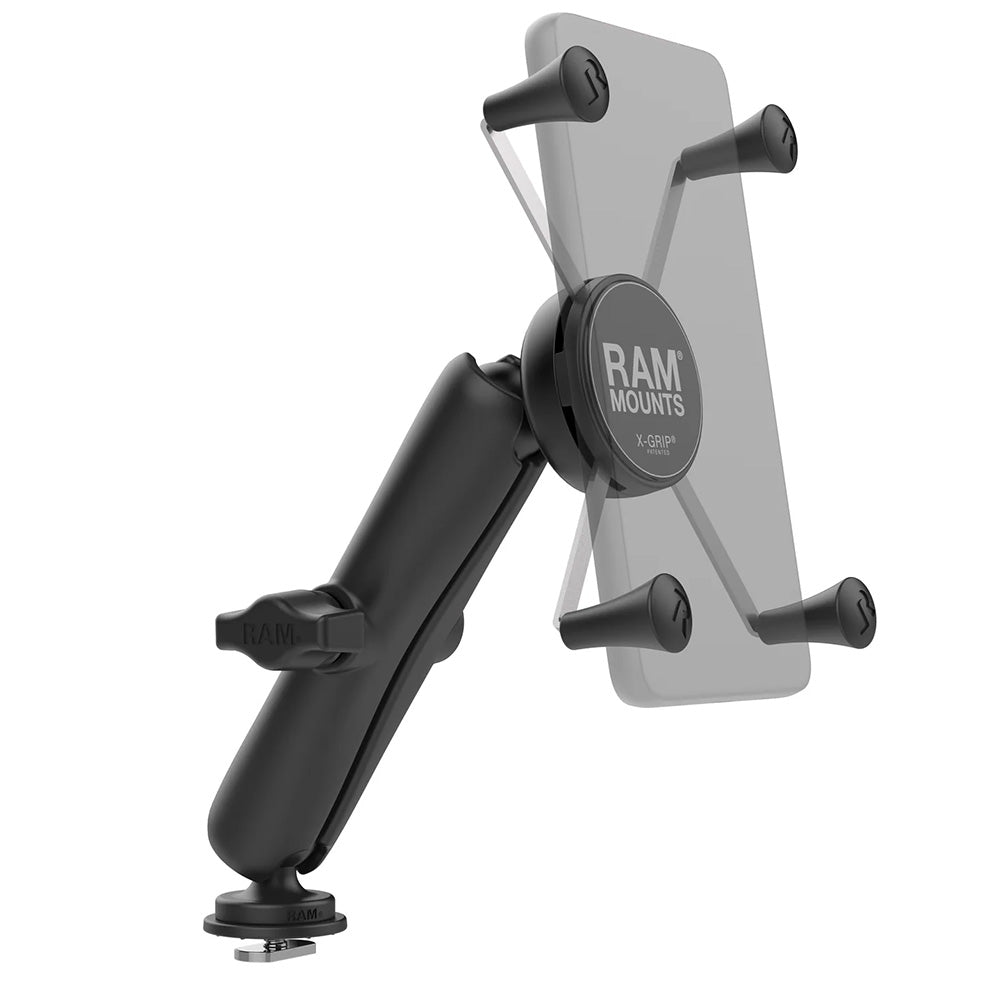 RAM Mounts RAP-B-166-2-A-UN7U X-Grip Phone Mount with RAM Twist-Lock Low  Profile Suction Base with Short Arm for Vehicle Windshields