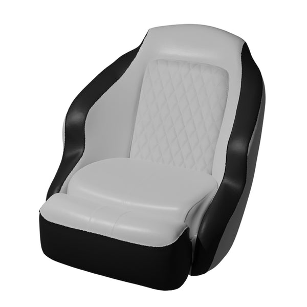 TACO Anclote Diamond Bucket Seat - White/Black [BA1-25WHT-BLK]