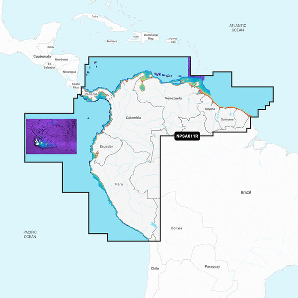 Navionics Platinum+ NPSA011R - South America North [010-C1460-40]