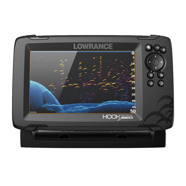 Lowrance HOOK Reveal 7x Fishfinder w/Splitshot Transom Mount Transducer *Remanufactured [055-15514-001]