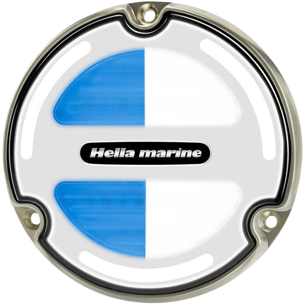 Hella Marine Apelo A3 White/Blue Underwater Light - Bronze - White Lens [016830001]