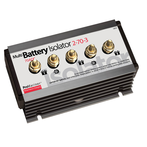 ProMariner Battery Isolator - 2 Alternator - 3 Battery - 70 AMP [12073]