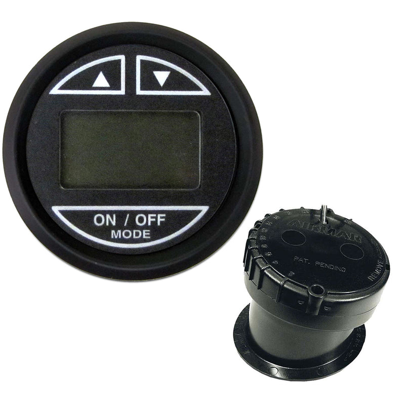 Faria Euro Black 2" Depth Sounder w/In-Hull Transducer [12851]