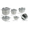Marine Business Kitchen Cookware Pan Set Self-Containing - Stainless Steel - Set of 8 [20001]