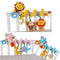 0-24Month Carton Animals Baby Bed Bumper In The Crib Cot Soft Baby Bedding Set Bed Around For Children Kids Colorful Crib Bumper-cr001-JadeMoghul Inc.