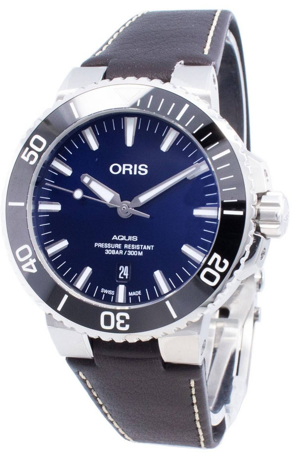 Oris Aquis Date 01 733 7730 4135-07 5 24 10EB 01-733-7730-4135-07-5-24-10EB Automatic 300M Men's Watch