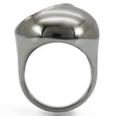 Engagement Ring Styles 0W304 Ruthenium Brass Ring with Synthetic in Ruby