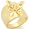 Gold Wedding Rings 0W369 Matte Gold & Gold Brass Ring