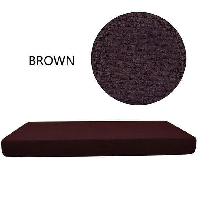 1/2/3/4 Seats Stretch Sofa Cushion Cover Pet Kids Furniture Protector Polar Fleece Spandex Washable Removable Slipcover AExp