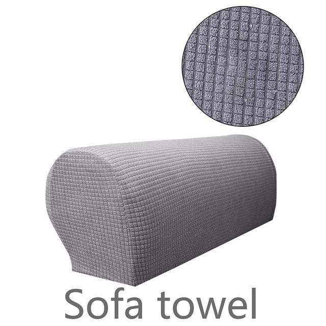 1/2/3/4 Seats Stretch Sofa Cushion Cover Pet Kids Furniture Protector Polar Fleece Spandex Washable Removable Slipcover AExp
