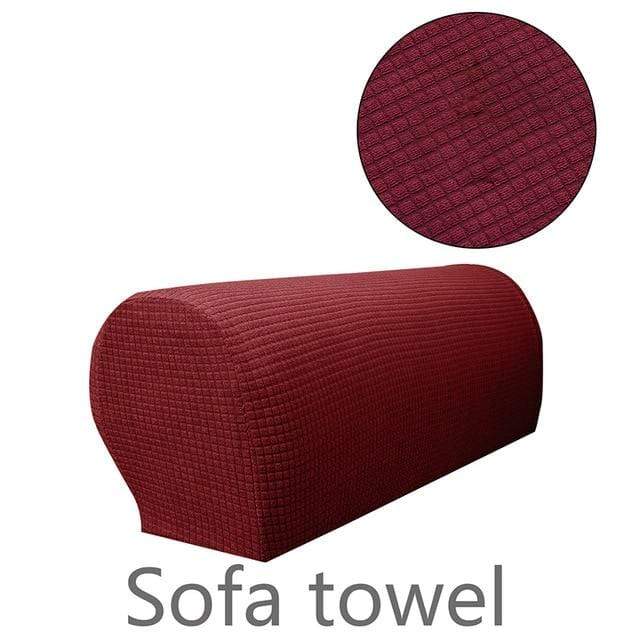 1/2/3/4 Seats Stretch Sofa Cushion Cover Pet Kids Furniture Protector Polar Fleece Spandex Washable Removable Slipcover AExp