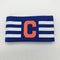 1 Pcs Professional Football Armband Nylon Adjustable Soccer Arm Band Leader Match Football Armband Captain Armband Band