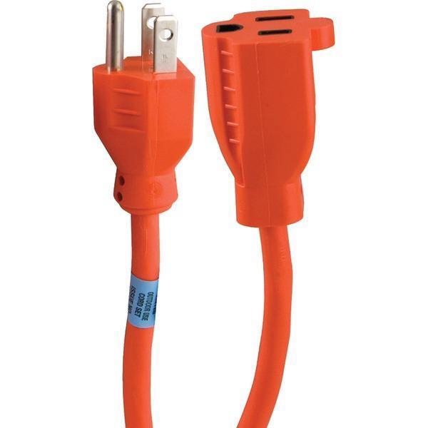 1-Outlet Indoor/Outdoor Extension Cord (9ft)-Appliance Cords & Receptacles-JadeMoghul Inc.