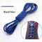 1 Pair 22 Colors Elastic Shoelaces Round Locking No Tie Shoe Laces Kids Adult Quick Lazy Laces Rubber Sneakers Shoelace T1 AExp