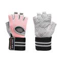 1 Pair GYM Genuine Leather Palm Protectors Gloves Hand Grips Crossfit Gymnastics Guard Pull Up Bar Weight Lifting Gloves AExp
