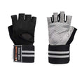 1 Pair GYM Genuine Leather Palm Protectors Gloves Hand Grips Crossfit Gymnastics Guard Pull Up Bar Weight Lifting Gloves AExp