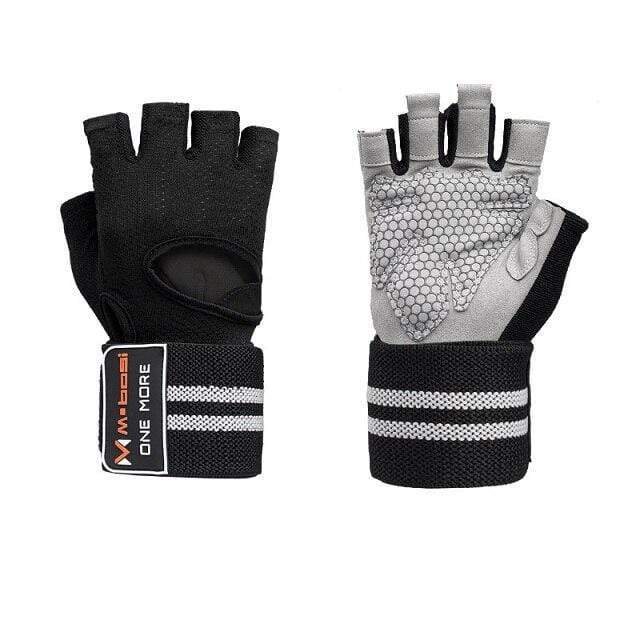 1 Pair GYM Genuine Leather Palm Protectors Gloves Hand Grips Crossfit Gymnastics Guard Pull Up Bar Weight Lifting Gloves AExp