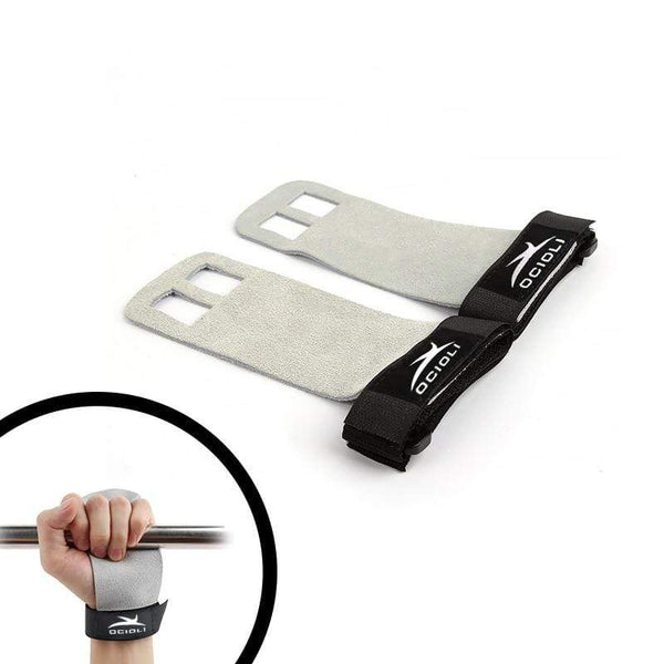 1 Pair Hand Grip Synthetic Leather Crossfit Gymnastics Guard Palm Protectors Glove Pull Up Bar Weight Lifting Glove Gym Gloves JadeMoghul Inc. 