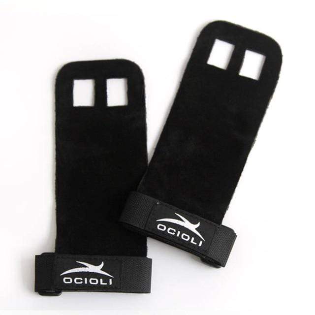 1 Pair Hand Grip Synthetic Leather Crossfit Gymnastics Guard Palm Protectors Glove Pull Up Bar Weight Lifting Glove Gym Gloves JadeMoghul Inc. 