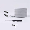 1 Pair Magnetic Shoelaces Elastic No Tie Shoe laces Kids and Adult Flat Sneakers Shoelace Quick Lazy Laces Magnetic Buckle AExp
