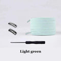 1 Pair Magnetic Shoelaces Elastic No Tie Shoe laces Kids and Adult Flat Sneakers Shoelace Quick Lazy Laces Magnetic Buckle AExp