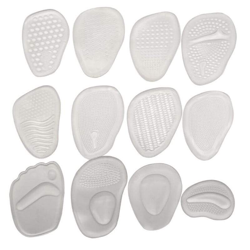 1 Pair Women Soft Silicone Gel Cushion Insoles Metatarsal Support Insert Pad Shoes Insoles Orthopedic JadeMoghul Inc. 