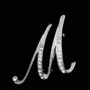 1 PC A To Z 26 Letters Design Brooches Pins English Letter Personality Brooches with Crystal-M-JadeMoghul Inc.