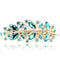 1 PC Beauty Women Fashion Hair Clip Leaf Crystal Rhinestone Barrette Hairpin Headband hair accessories 5 colors Free shipping-Green-JadeMoghul Inc.