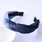 1 PC Knot Cross Tie Solid Fashion Velvet Hair Band Headband Girls Bow Hoop Hair Accessories Twist Headband Headdress for Women AExp