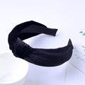 1 PC Knot Cross Tie Solid Fashion Velvet Hair Band Headband Girls Bow Hoop Hair Accessories Twist Headband Headdress for Women AExp