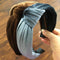 1 PC Knot Cross Tie Solid Fashion Velvet Hair Band Headband Girls Bow Hoop Hair Accessories Twist Headband Headdress for Women AExp