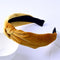 1 PC Knot Cross Tie Solid Fashion Velvet Hair Band Headband Girls Bow Hoop Hair Accessories Twist Headband Headdress for Women AExp