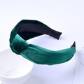 1 PC Knot Cross Tie Solid Fashion Velvet Hair Band Headband Girls Bow Hoop Hair Accessories Twist Headband Headdress for Women AExp