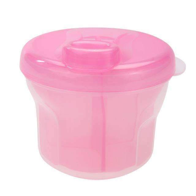 1 Pc Portable Baby Milk Powder Formula Dispenser Food Container Infant Feeding Storage Box Travel Bottles For Baby Kids Care-Pink-JadeMoghul Inc.