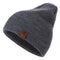 1 Pcs Hat PU Letter True Casual Beanies for Men Women Warm Knitted Winter Hat Fashion Solid Hip-hop Beanie Hat Unisex Cap AExp