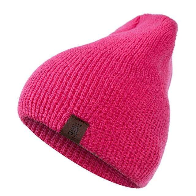 1 Pcs Hat PU Letter True Casual Beanies for Men Women Warm Knitted Winter Hat Fashion Solid Hip-hop Beanie Hat Unisex Cap AExp