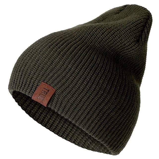 1 Pcs Hat PU Letter True Casual Beanies for Men Women Warm Knitted Winter Hat Fashion Solid Hip-hop Beanie Hat Unisex Cap AExp