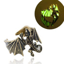 1 Piece European New Retro Punk Exaggerated Spirit Snake Ring Fashion Personality Stereoscopic Opening Adjustable Ring Jewelry AExp
