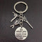 1 piece hairdresser keychain comb hair dryer scissors key chain alloy keychain women men jewelry barber gift AExp