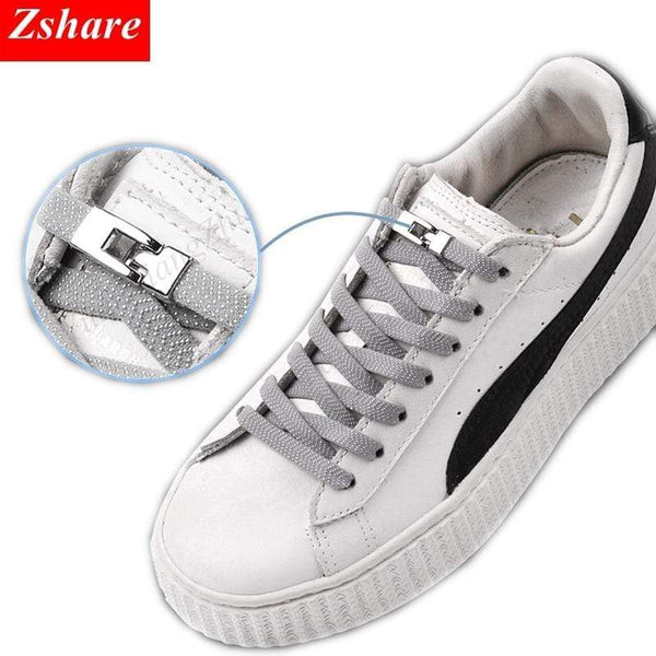 1 Second Quick No Tie Shoelaces Elastic Cross buckle ShoeLaces Kids Adult Unisex Sneakers Shoelace Lazy Laces Strings JadeMoghul Inc. 