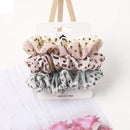 1 Set Scrunchies Hair Ring Candy Color Hair Ties Rope Autumn Winter Women Ponytail Hair Accessories 4-6Pcs Girls Hairbands Gifts AExp