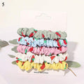 1 Set Scrunchies Hair Ring Candy Color Hair Ties Rope Autumn Winter Women Ponytail Hair Accessories 4-6Pcs Girls Hairbands Gifts AExp